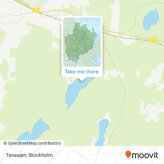 Tenasjøn map