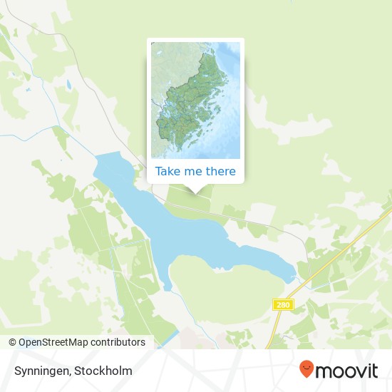 Synningen map