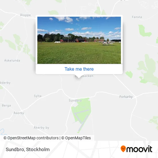 Sundbro map