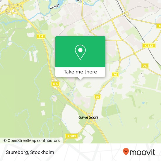 Stureborg map