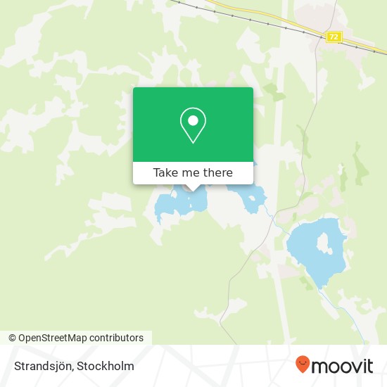 Strandsjön map