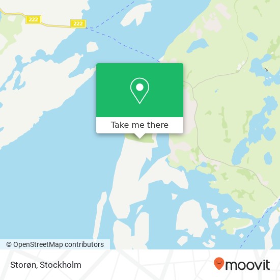 Storøn map