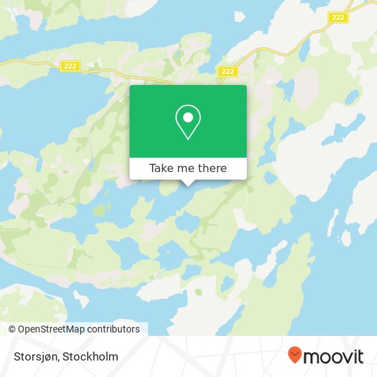 Storsjøn map