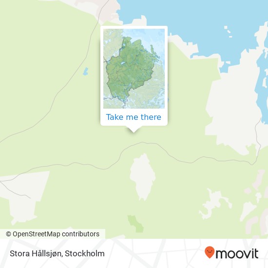 Stora Hållsjøn map