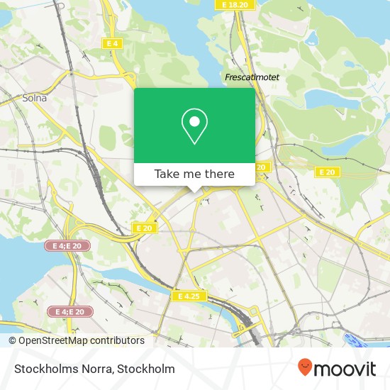 Stockholms Norra map