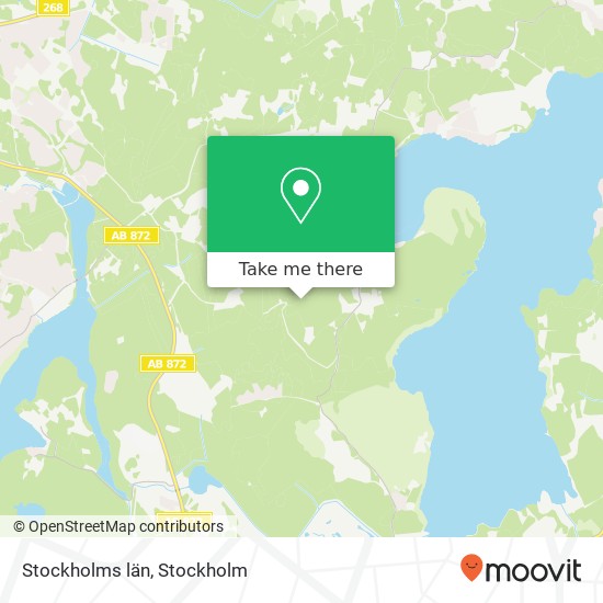 Stockholms län map