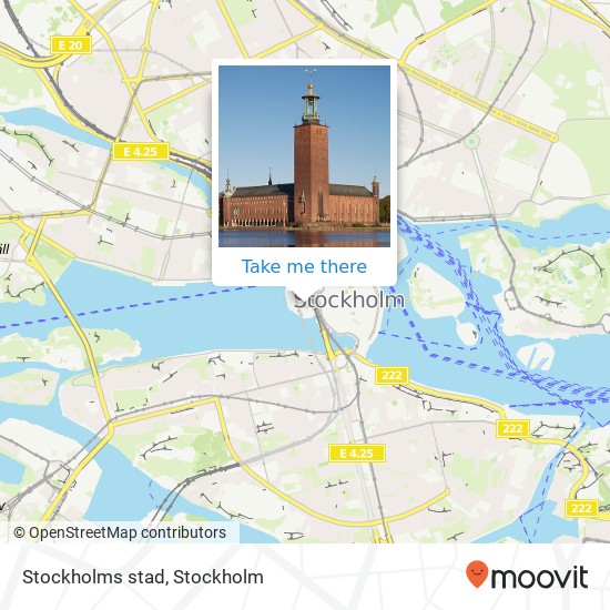 Stockholms stad map