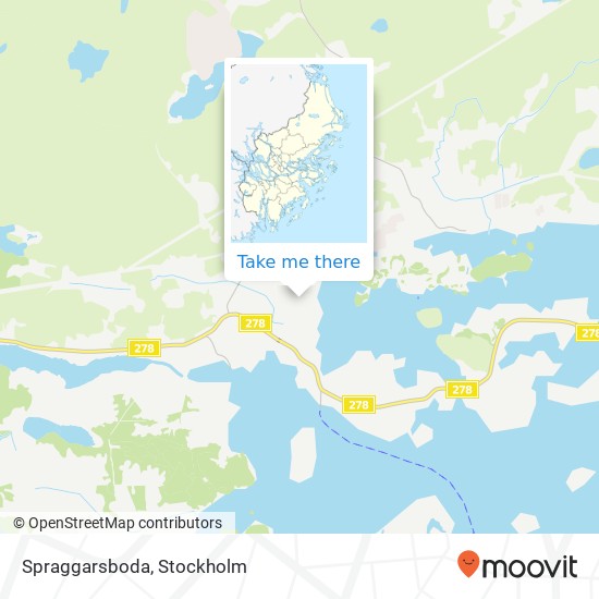 Spraggarsboda map