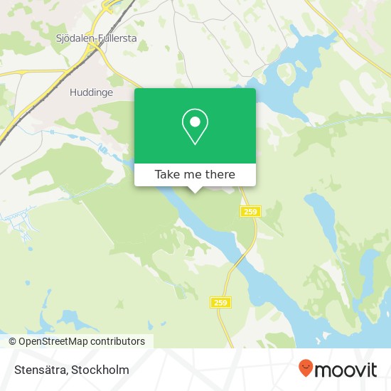 Stensätra map