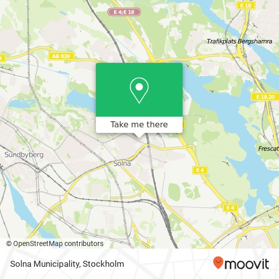 Solna Municipality map