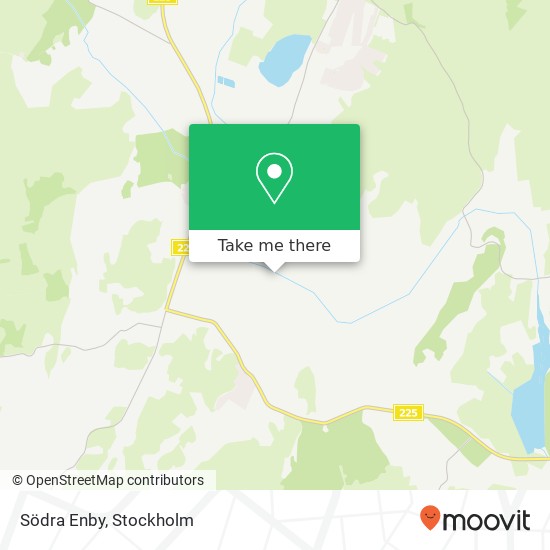 Södra Enby map