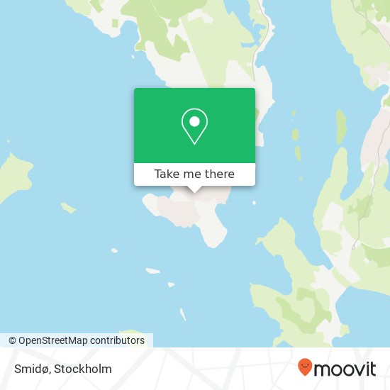 Smidø map
