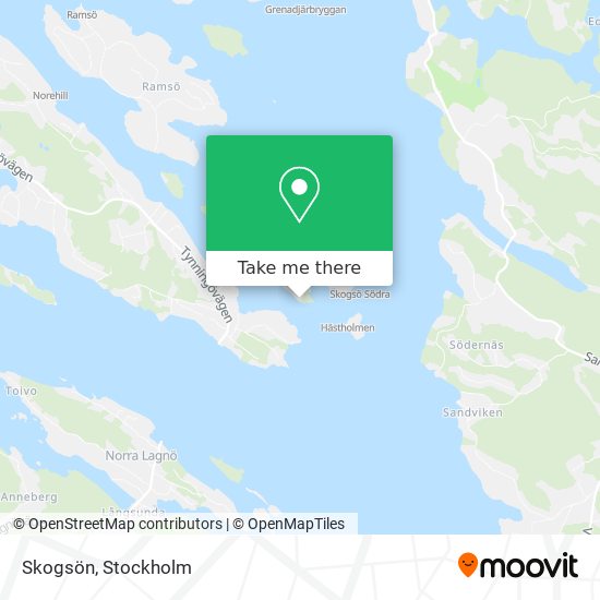 Skogsön map