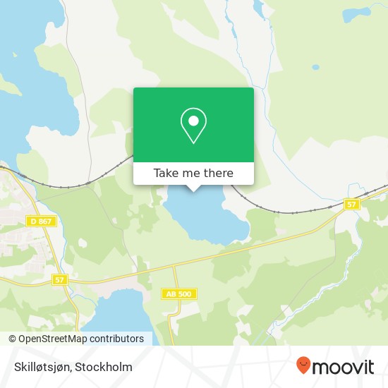 Skilløtsjøn map