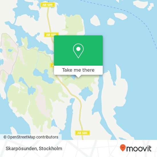 Skarpösunden map