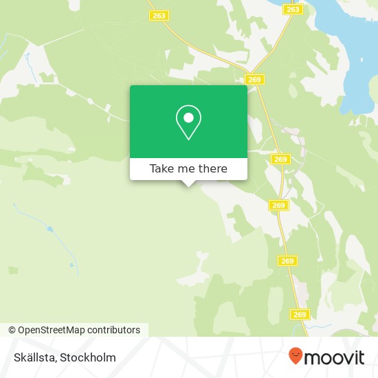 Skällsta map