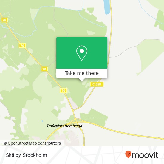 Skälby map