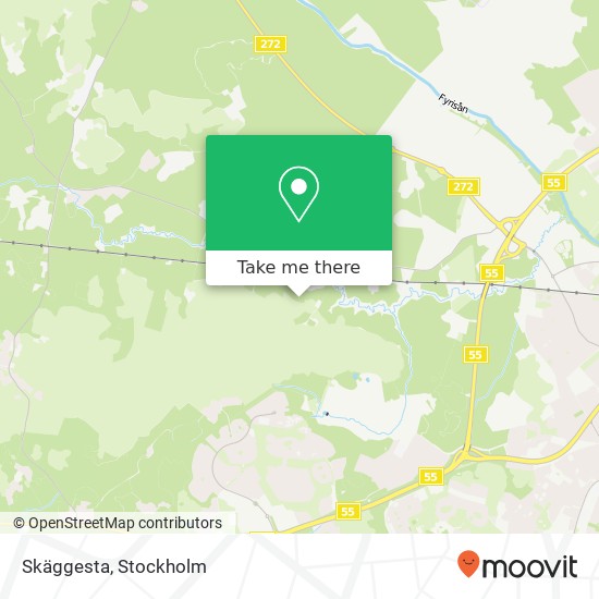 Skäggesta map