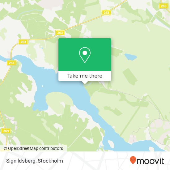 Signildsberg map