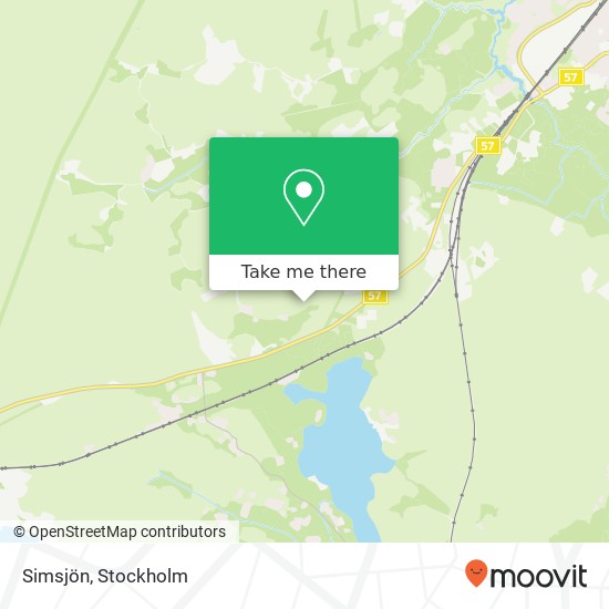 Simsjön map