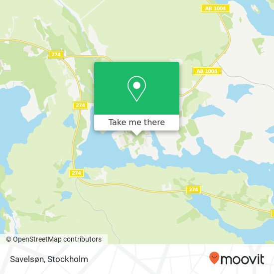 Savelsøn map