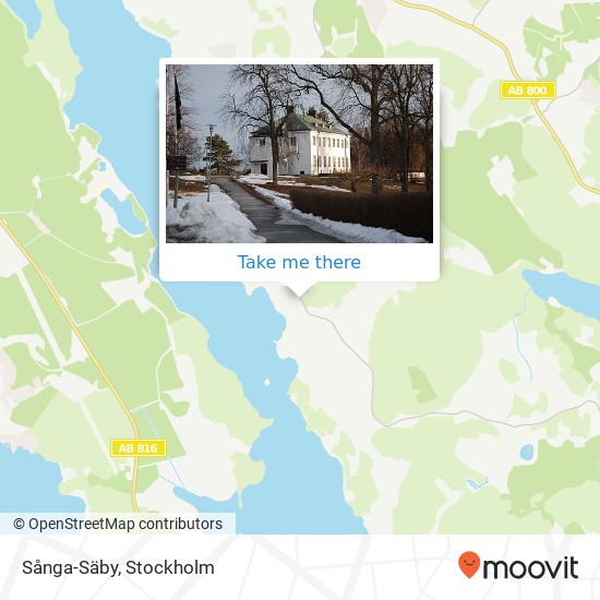 Sånga-Säby map