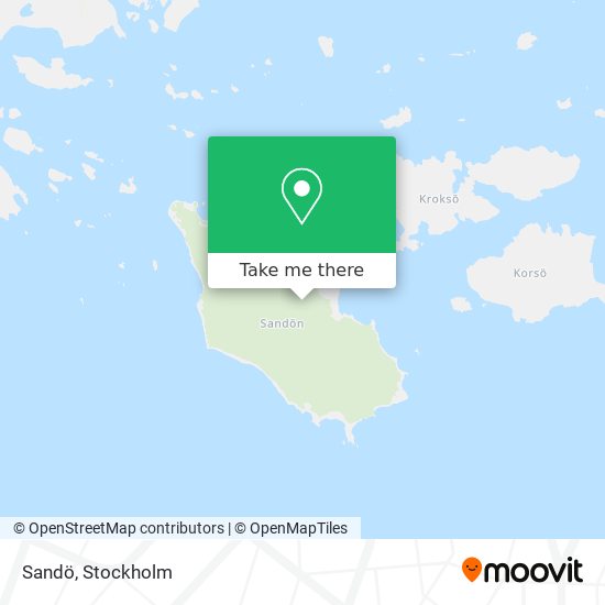 Sandö map