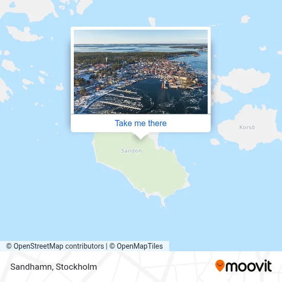Sandhamn map
