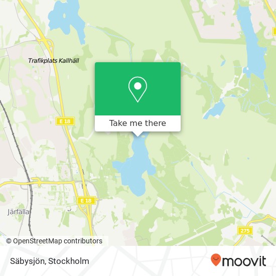 Säbysjön map