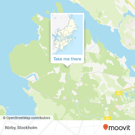 Rörby map