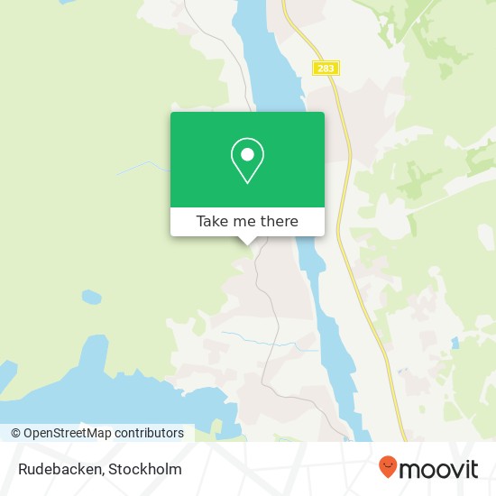 Rudebacken map