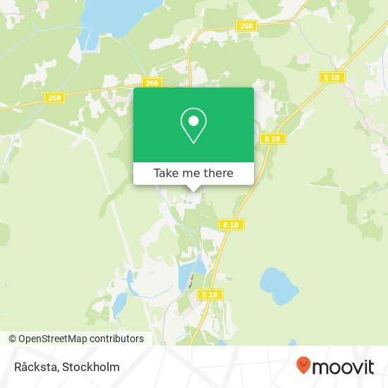 Råcksta map