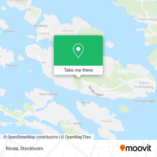 Rindø map