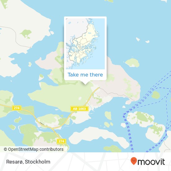 Resarø map