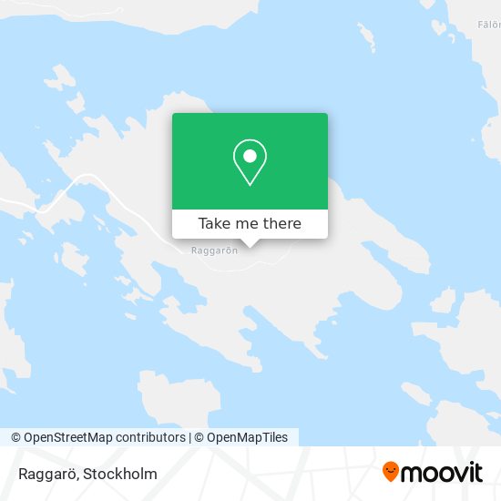 Raggarö map