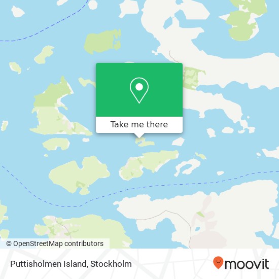 Puttisholmen Island map
