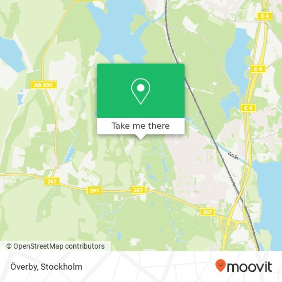 Överby map