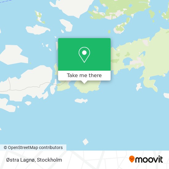 Østra Lagnø map