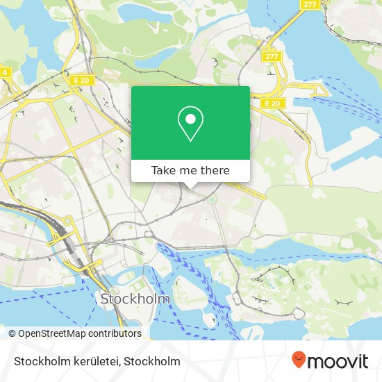 Stockholm kerületei map