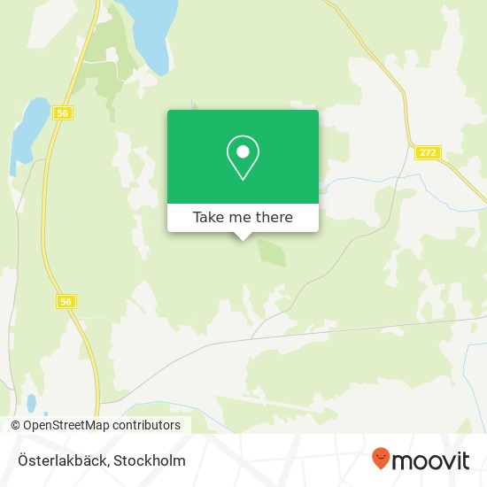 Österlakbäck map