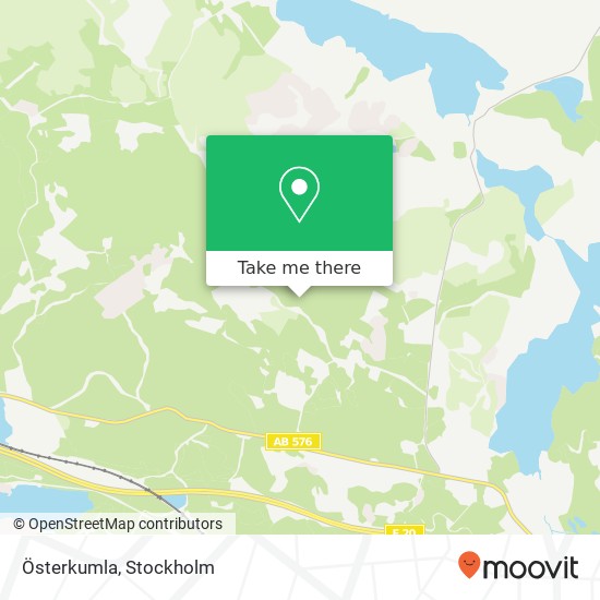 Österkumla map