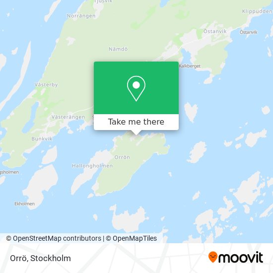 Orrö map