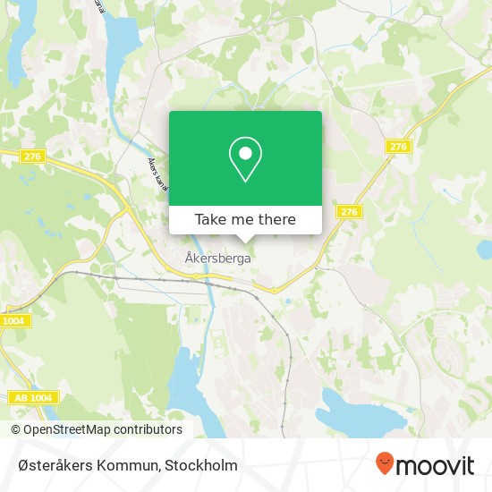 Østeråkers Kommun map