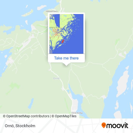 Ornö map