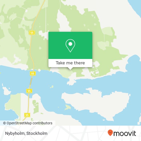 Nybyholm map