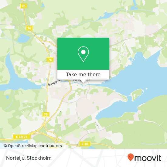 Norteljė map