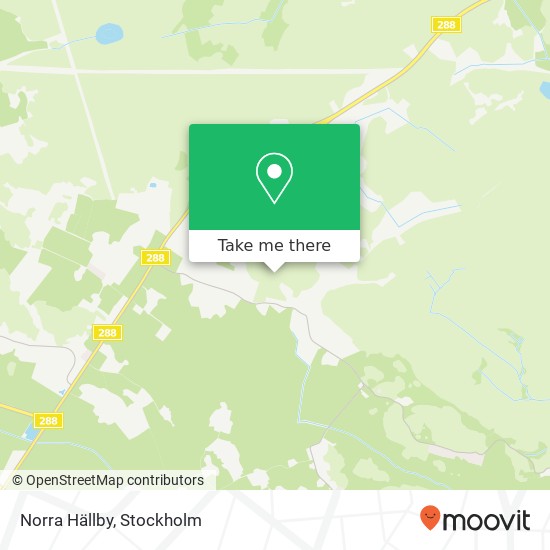 Norra Hällby map