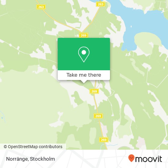 Norränge map