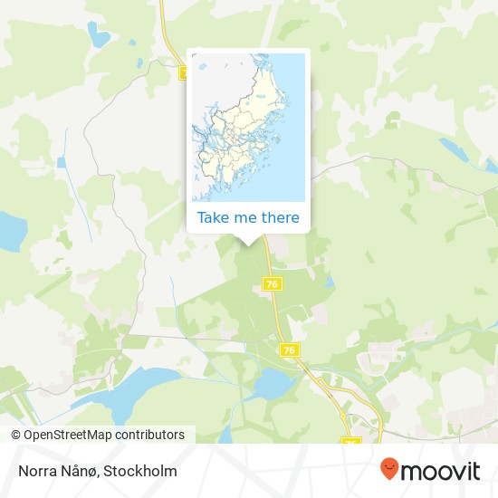 Norra Nånø map