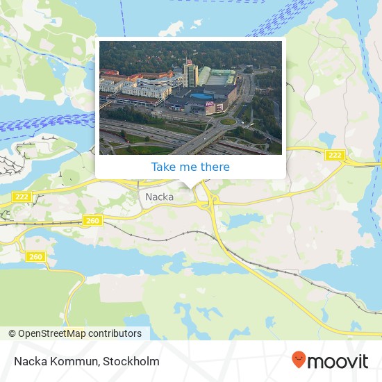 Nacka Kommun map